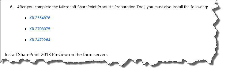 4 Prerequisites Missing From Sharepoint 2013